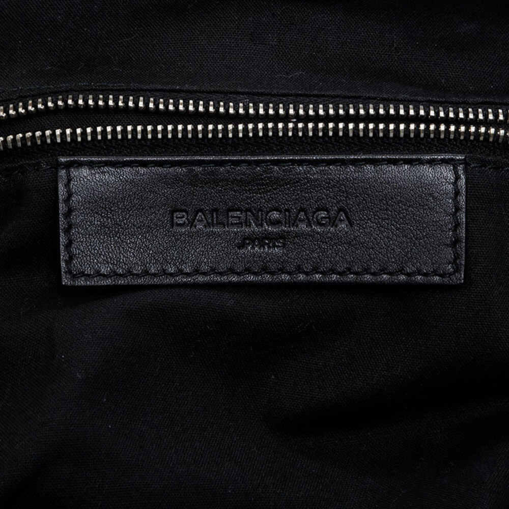 Balenciaga Leather Suede Lock Backpack/Daypack, Black, WS21590 - Picture 11 of 13